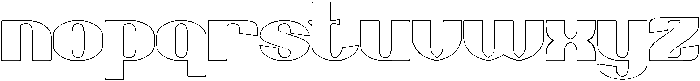 HAPPY DAY-Hollow otf (400) Font LOWERCASE