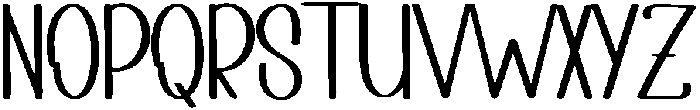 HAPPY MONDAY Regular otf (400) Font LOWERCASE