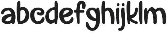 HAPPY XMAS Regular otf (400) Font LOWERCASE