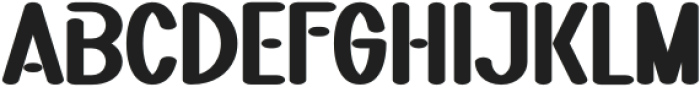 HAPVEN Regular otf (400) Font UPPERCASE