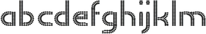 HARMONIC VIBRATION otf (400) Font LOWERCASE