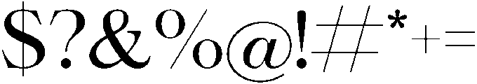 HARMONY otf (400) Font OTHER CHARS