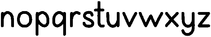HARRISON Regular otf (400) Font LOWERCASE
