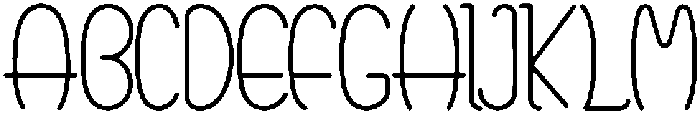 HARUKA-Display otf (400) Font UPPERCASE