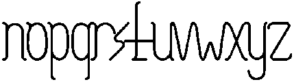 HARUKA-Display otf (400) Font LOWERCASE