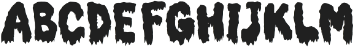HAUNTED ENCLAVE Zombie Green otf (400) Font UPPERCASE
