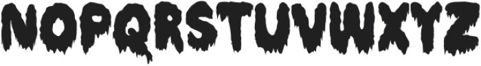 HAUNTED ENCLAVE Zombie Green otf (400) Font UPPERCASE