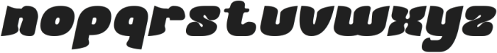 HAWKMAN Bold Italic otf (700) Font LOWERCASE
