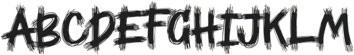 HAY SCARY ttf (400) Font LOWERCASE
