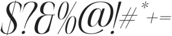 Habemfi Italic otf (400) Font OTHER CHARS