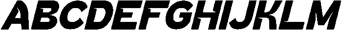 Haberga Italic otf (400) Font UPPERCASE