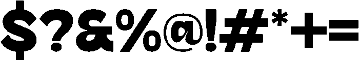 Haberga otf (400) Font OTHER CHARS