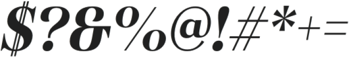 Haboro Cond ExBold Italic otf (700) Font OTHER CHARS