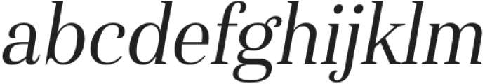 Haboro Cond Regular Italic otf (400) Font LOWERCASE