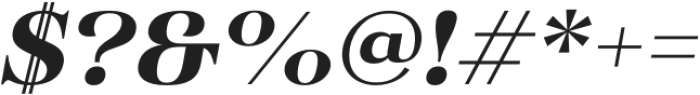 Haboro Ext Black Italic otf (900) Font OTHER CHARS