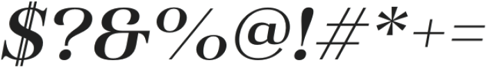 Haboro Ext Demi Italic otf (400) Font OTHER CHARS