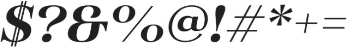 Haboro Ext ExBold Italic otf (700) Font OTHER CHARS