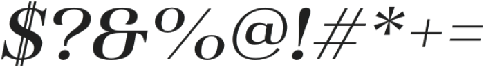 Haboro Ext Medium Italic otf (500) Font OTHER CHARS