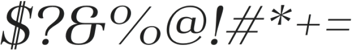 Haboro Ext Regular Italic otf (400) Font OTHER CHARS