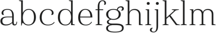 Haboro Ext Thin otf (100) Font LOWERCASE