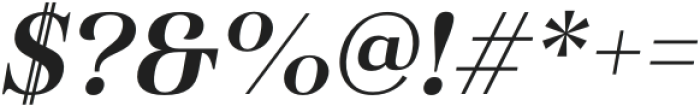 Haboro Norm Bold Italic otf (700) Font OTHER CHARS