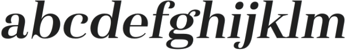 Haboro Norm Bold Italic otf (700) Font LOWERCASE