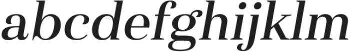 Haboro Norm Medium Italic otf (500) Font LOWERCASE