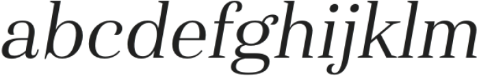 Haboro Norm Regular Italic otf (400) Font LOWERCASE