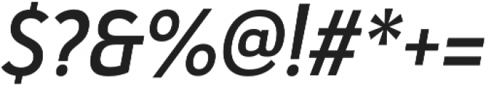 Haboro Sans Cond Demi Italic otf (400) Font OTHER CHARS