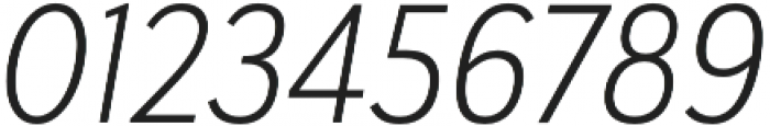 Haboro Sans Cond Light Italic otf (300) Font OTHER CHARS