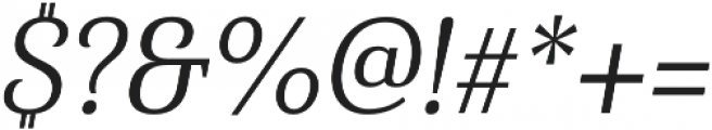 Haboro Serif Cond Regular It otf (400) Font OTHER CHARS