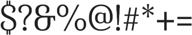 Haboro Serif Cond Regular otf (400) Font OTHER CHARS