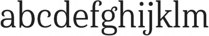 Haboro Serif Cond Regular otf (400) Font LOWERCASE