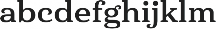 Haboro Serif Ext Bold otf (700) Font LOWERCASE
