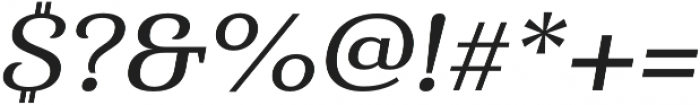 Haboro Serif Ext Demi It otf (400) Font OTHER CHARS