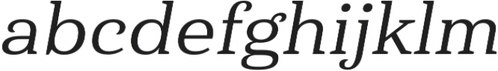 Haboro Serif Ext Medium It otf (500) Font LOWERCASE