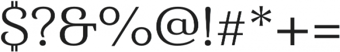 Haboro Serif Ext Regular otf (400) Font OTHER CHARS