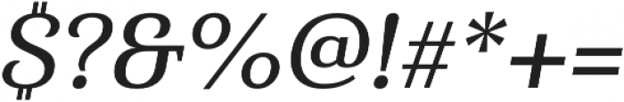 Haboro Serif Norm Demi It otf (400) Font OTHER CHARS