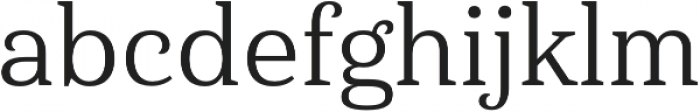 Haboro Serif Norm Regular otf (400) Font LOWERCASE