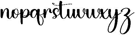 Hack Regular otf (400) Font LOWERCASE