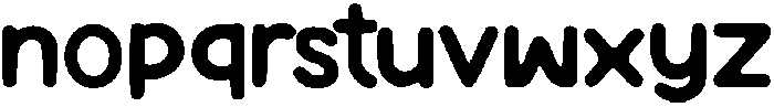 Hadewo ttf (400) Font LOWERCASE