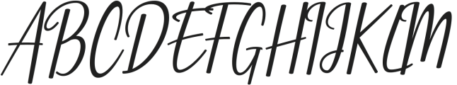 Hadimon Regular otf (400) Font UPPERCASE