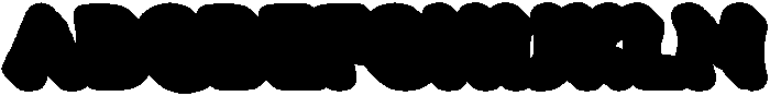 Hadlen Extrude otf (400) Font UPPERCASE