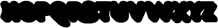 Hadlen Extrude otf (400) Font UPPERCASE
