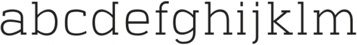 Haeock Extra Light otf (200) Font LOWERCASE