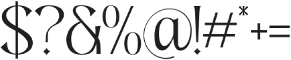 Hafinia Regular otf (400) Font OTHER CHARS
