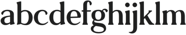 Hagebock Regular otf (400) Font LOWERCASE