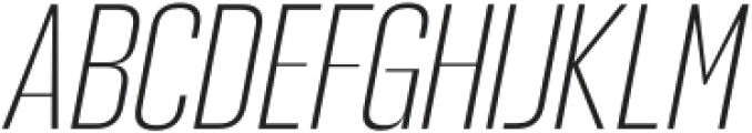 Hagia Pro Extra Light Italic otf (200) Font UPPERCASE
