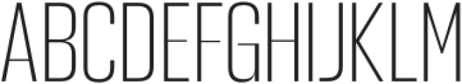 Hagia Pro Extra Light otf (200) Font UPPERCASE