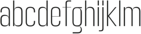 Hagia Pro Extra Light otf (200) Font LOWERCASE